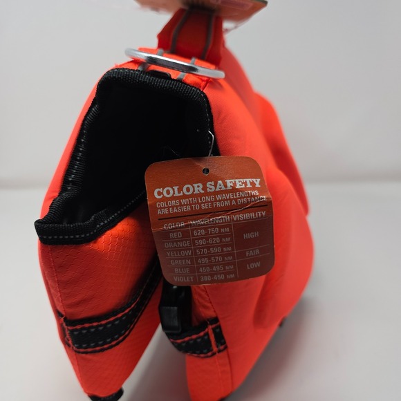 Arcadia Trail Dogs Life Jacket XL Orange Black High Visibility Reflective NWT - Picture 2 of 7